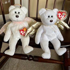 Vintage Beanie Bears- Halo & Halo II - LNWT